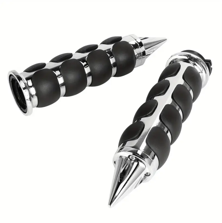 Poignées de guidon vintage - 25mm [Argent]