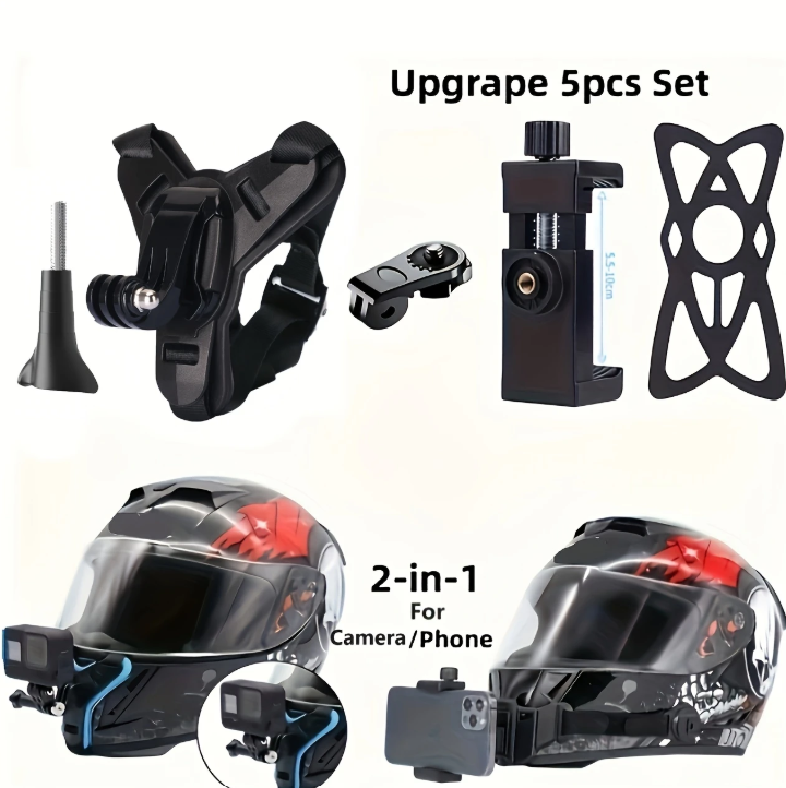 Support de Casque de Moto pour Téléphones & Caméras