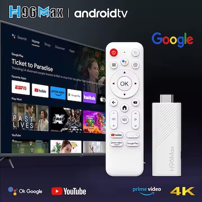 Nouvelle arrivée 2025 H96 Max H313 Android TV Stick 4K UHD 2GB 16GB Full HD Smart Entertainment TV Stick