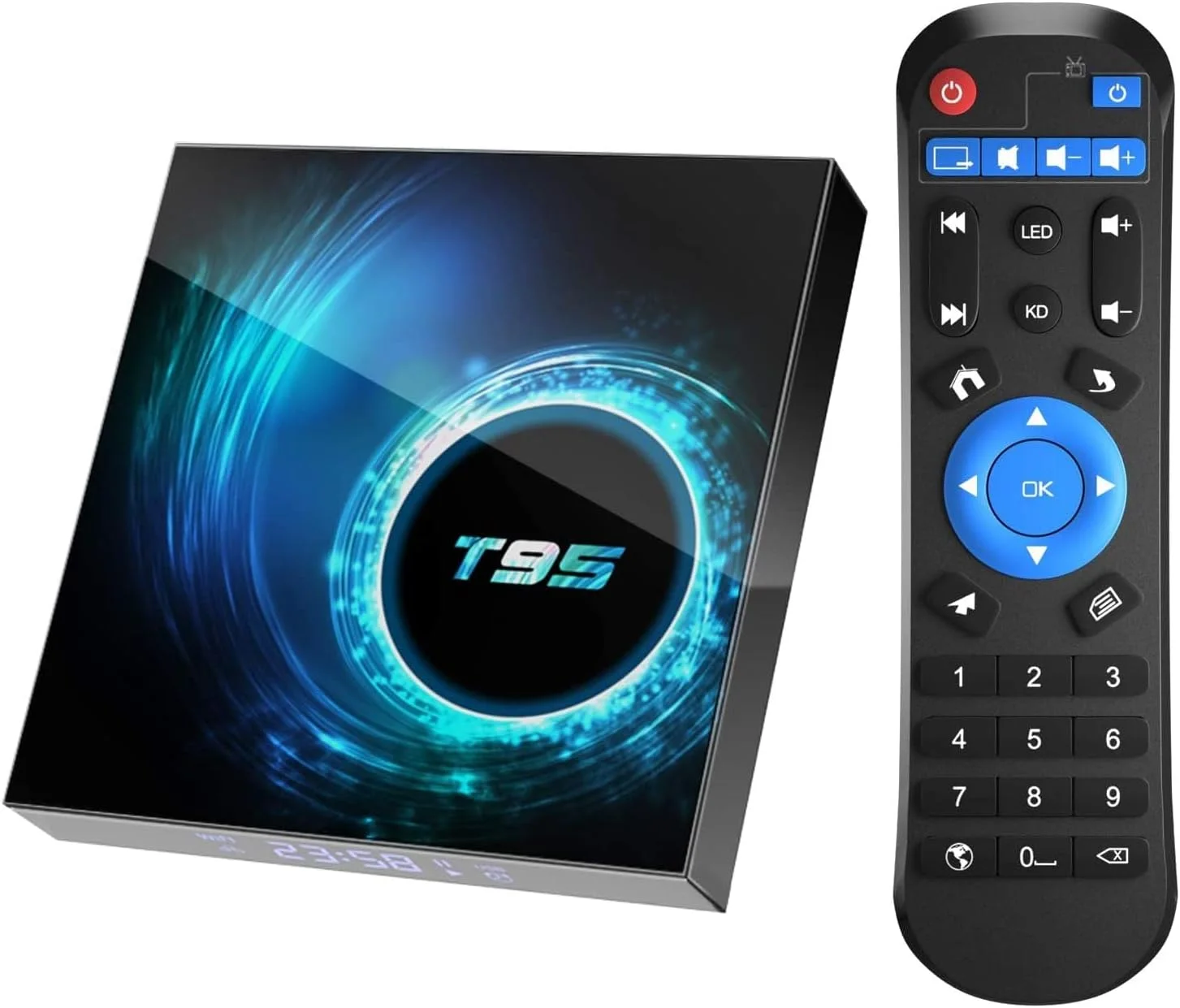 Boîtier TV T95 Allwinner H616, 4GB RAM, 4K, lecteur multimédia intelligent