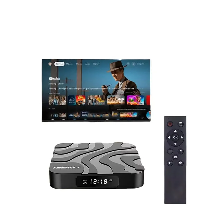T95MAX RAM 4GB Android 12.0 Allwinner H618 Smart HD Network TV