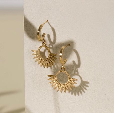 Boucles d'oreilles flower
