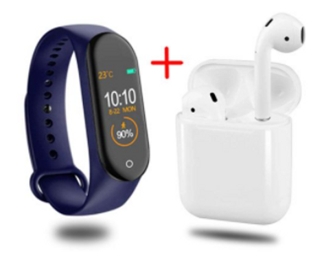 Casque Bluetooth + montre intelligente M4 = combinaison de sport étanche à un prix abordable