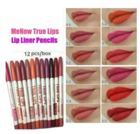 12 crayons à lèvres Avec 12 Couleurs-True Lips MZ.LUX