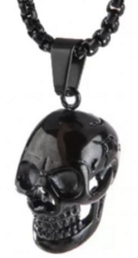 Collier Tête Crâne en acier inoxydable hommes et femmes