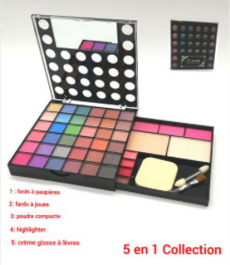 Palette de maquillage Collection.