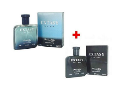 😍😍😍ب% 70 Extasy For Man PACK EXTASY FOR MEN ( NOIR+BLEU ) Eau de Toilette 100ml إشتري2 و احصل على