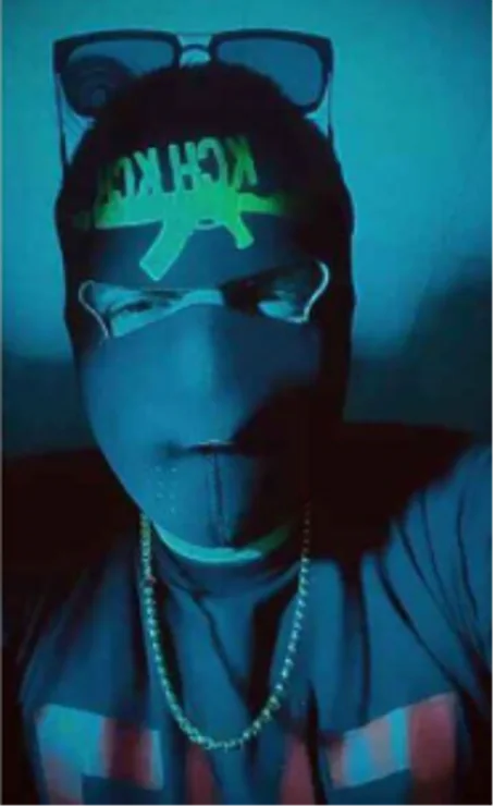 Polyster cagoul kch kch Lferda masque kchkch mask lferda