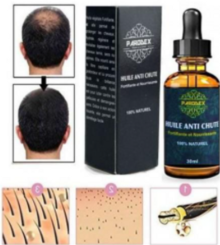 Parodex Sérum de croissance des cheveux Traitement pour homme et femme 30ML