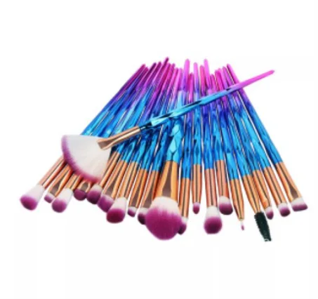 20 pièces diamant de maquillage