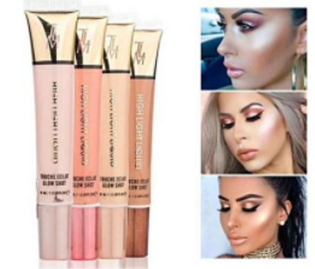TLM Pack ×4 Professionnel Highlighter Liquide Multi-couleurs TOP