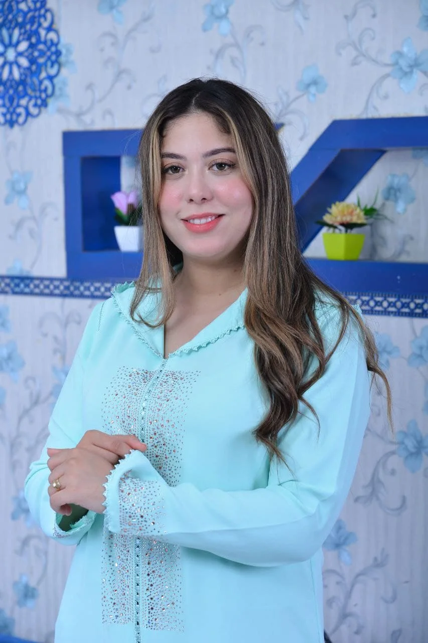 جلابة كريب كوريا راقية – خدمة الراندة وليسطراس (فصالة عصرية) djellaba crepe strass randa