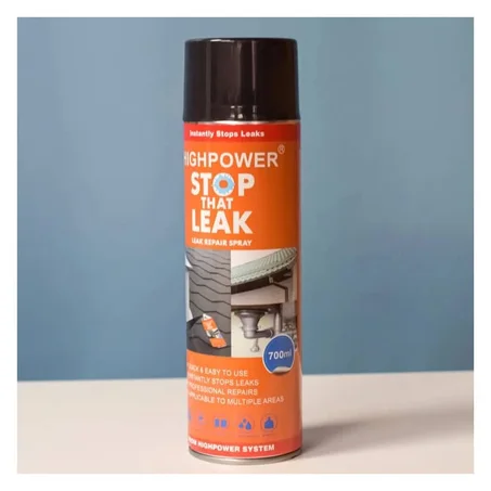 Spray Réparateur de Fuites d'Eau 700ml - Noir et blanc