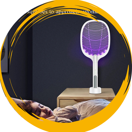 احصل على نوم هادئ وخالٍ من الحشرات مع مضرب الناموس الكهربائي