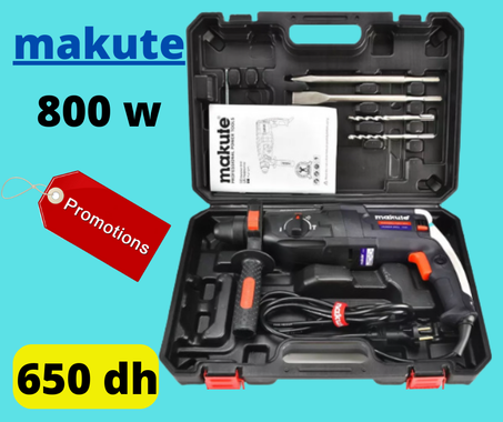 perceuse à percussion rotative 800w makute