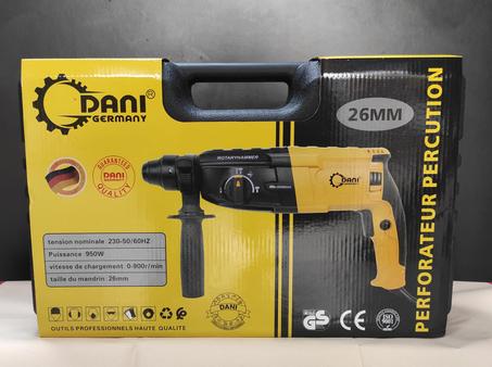 Marteau perforateur 26mm 950 watt 3 systèmes  DANI Germany