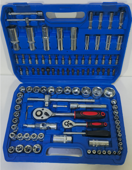 108 Pcs Boîte à outils Mallette à outils Acier au Chrome-Vanadium