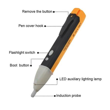 Indicateur électrique tension testeur stylo voltmètre numérique 12V-250V