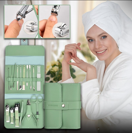 مجموعة العناية بالأظافر (16 قطعة)