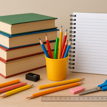 كتب أدوات مدرسية