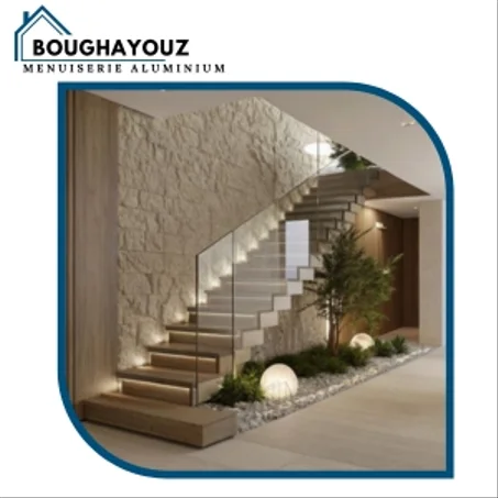 سلالم الألومنيوم-Escaliers en aluminium