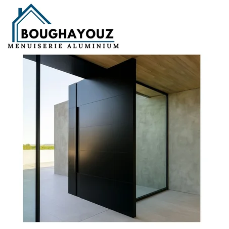 الأبواب المحورية بالألومنيوم (Portes Pivotantes en Aluminium)