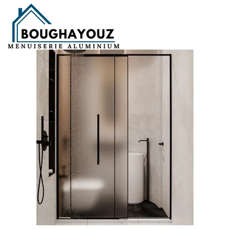 زجاج مطفي عالي الجودة لكابينات الدوش-Verre dépoli de haute qualité pour cabines de douche