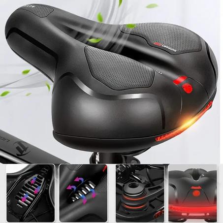 Selle de vélo à coussin épais, siège de VTT, grand confort, accessoires de vélo, équipement d'équitation