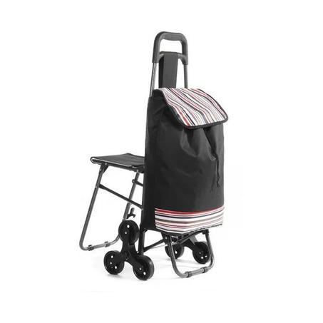 عربة التسوق ذات الكرسي القابل للطي