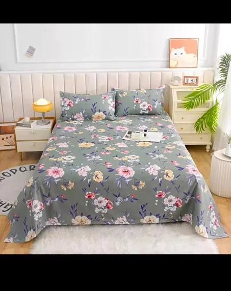 Couvre-lit / drap de lit matelassé (100% polyester)