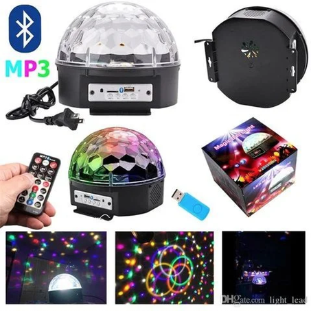 MP3 Led Magic Ball Light كرة الديسكو بخاصية البلوتوث