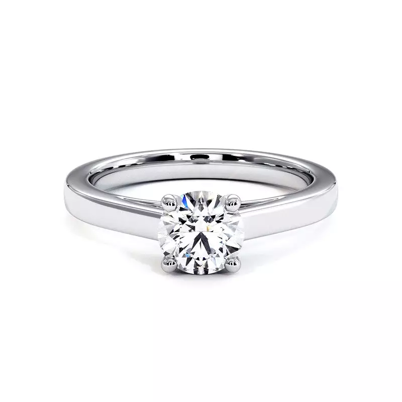 Éclat éternel – Bague solitaire au design raffiné