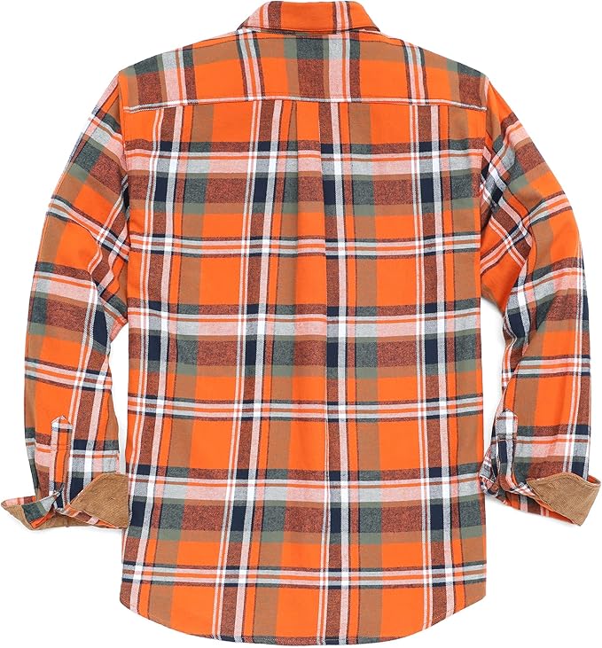 Chemise Flanelle Homme Chemise Homme Manches Longues Chemise A Carreaux Hommes ​