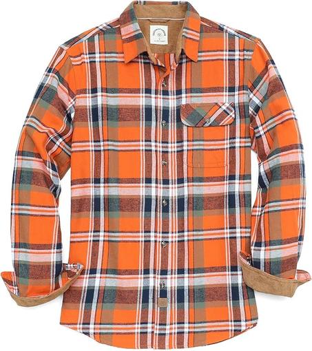 Chemise Flanelle Homme Chemise Homme Manches Longues Chemise A Carreaux Hommes ​