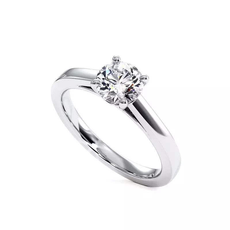 Éclat éternel – Bague solitaire au design raffiné