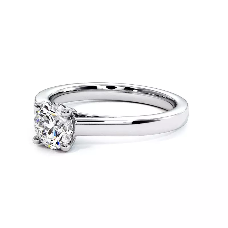 Éclat éternel – Bague solitaire au design raffiné