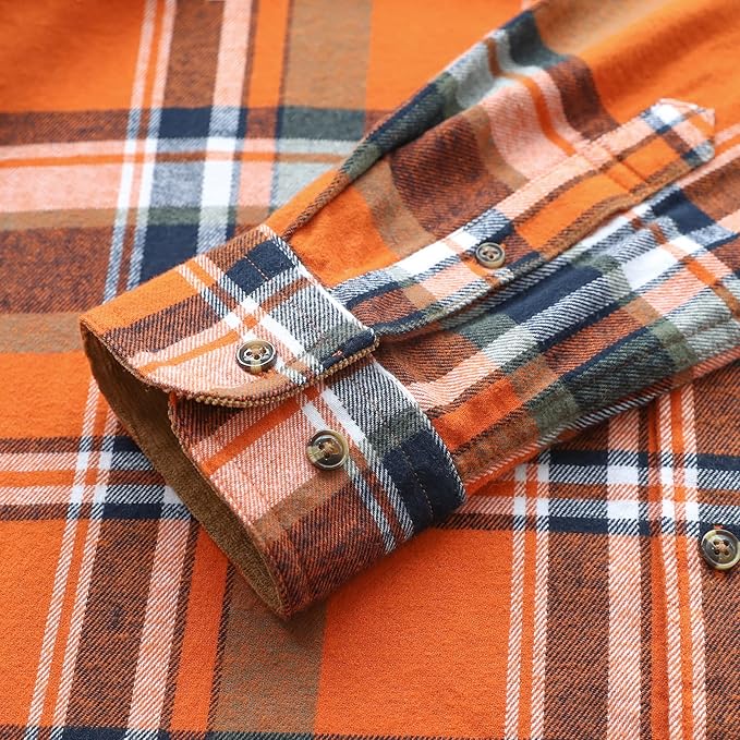 Chemise Flanelle Homme Chemise Homme Manches Longues Chemise A Carreaux Hommes ​