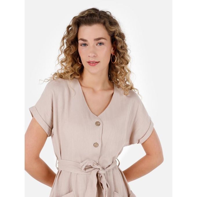 Colins Robe Beige pour Femme