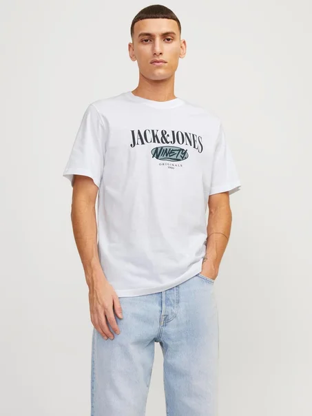 JACK & JONES Maglietta Uomo Run | T-Shirt Basic In Cotone, Colori Vari