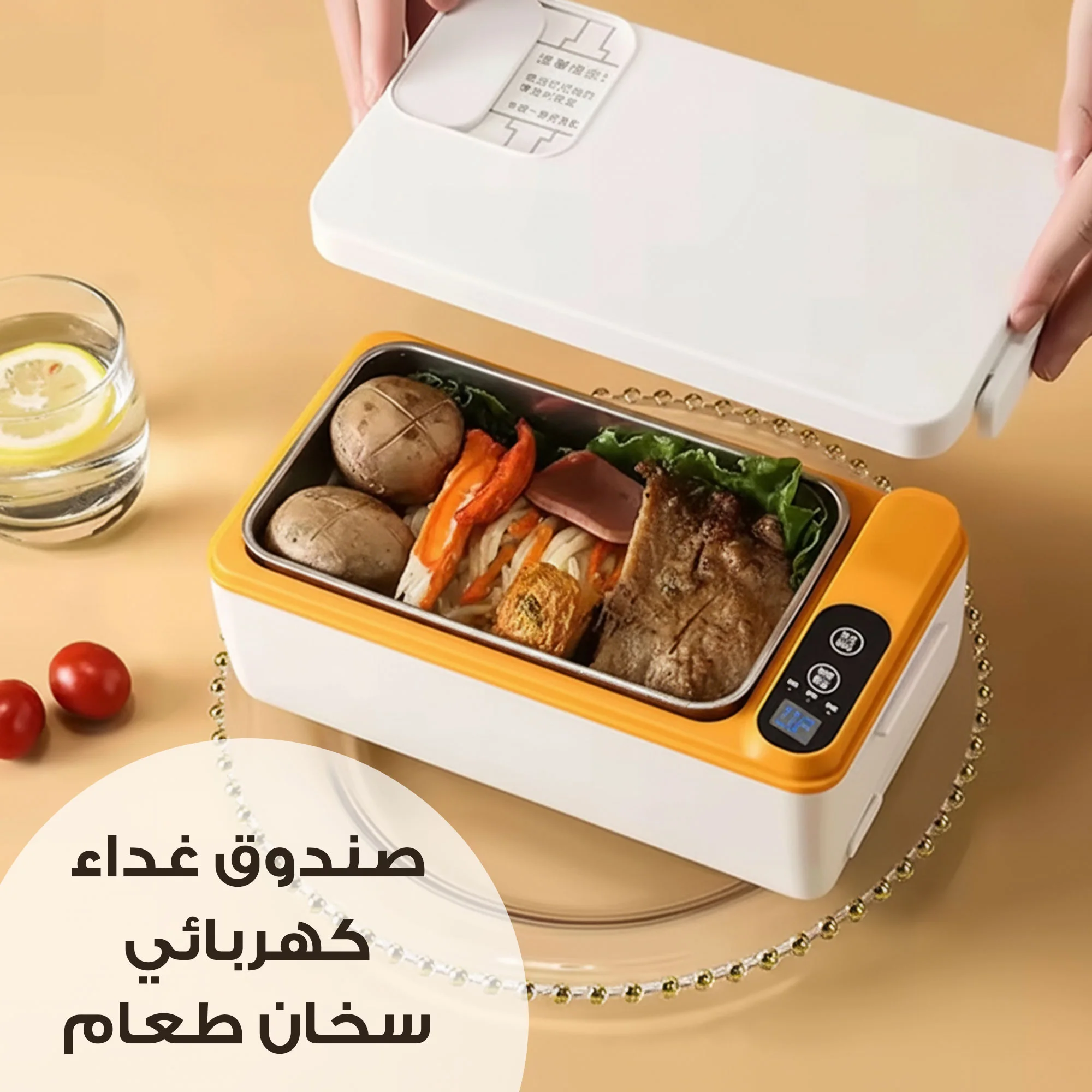 صندوق غداء كهربائي سخان طعام – وجبتك دايمًا حارة في أي مكان