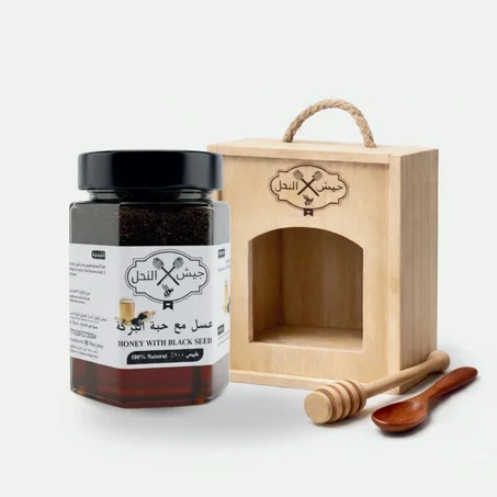 عسل مع حبة البركة (رفع المناعة + توصية نبوية )
