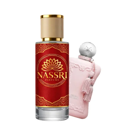 nassri purple dupe de  delina de marly