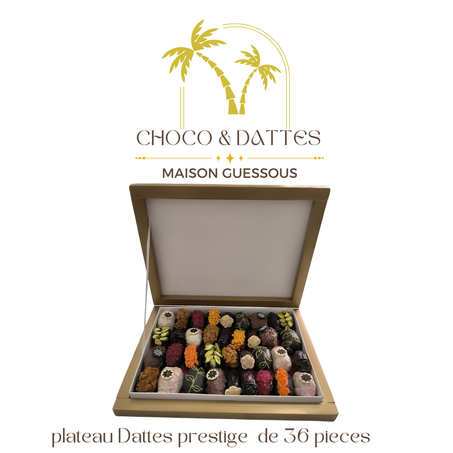 Plateau Dattes Prestige – 36 Pièces