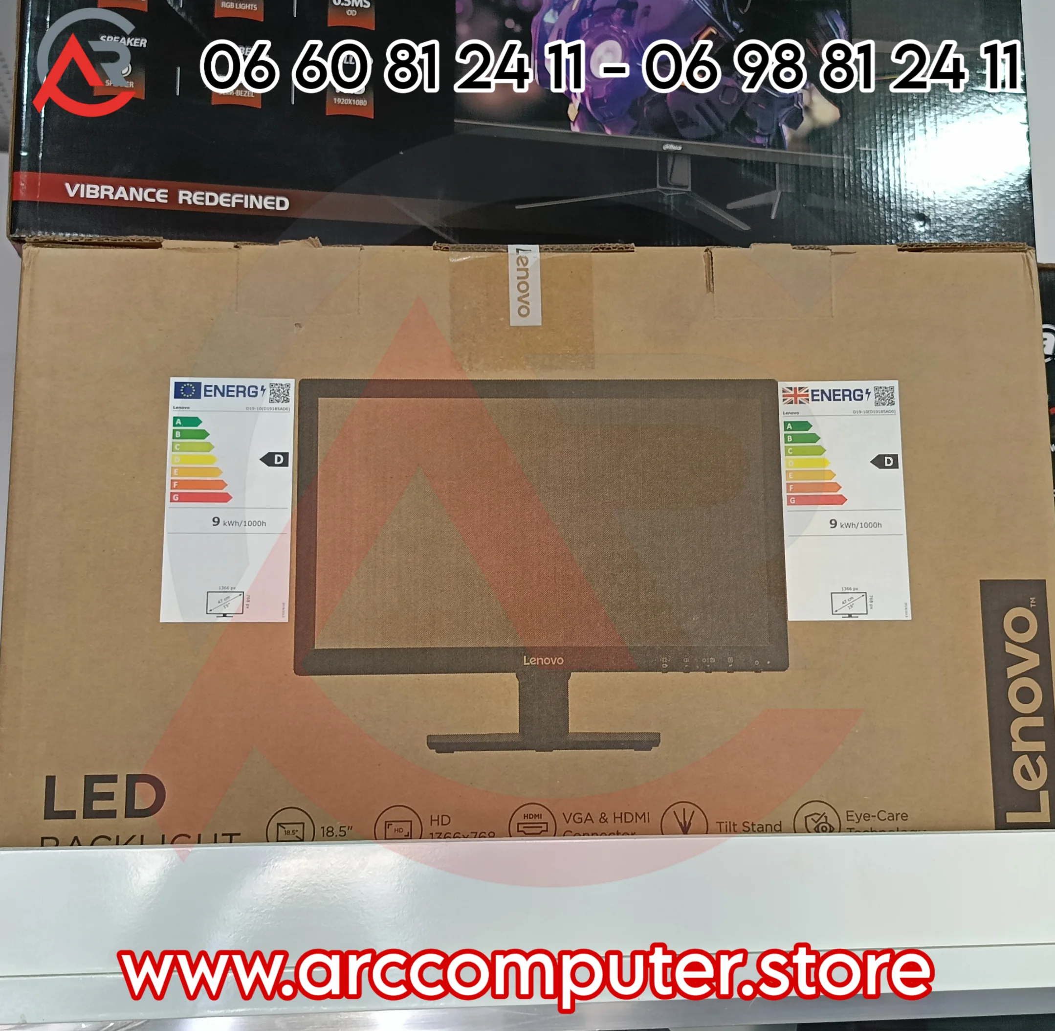 écran Lenovo LED 18.5 pouces
