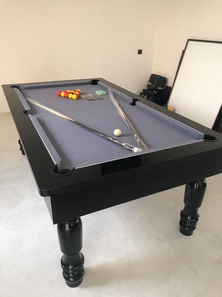 Billard convertible Classique Noir 7FT