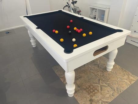 Billard convertible Classique Blanc 7FT