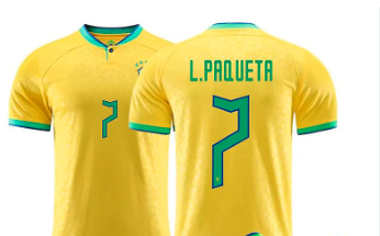 Paqueta Brazil 7 yellow color ADULTS SIZE