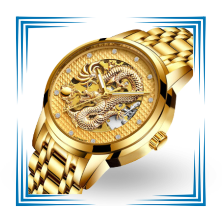 ساعة التنين الذهبي