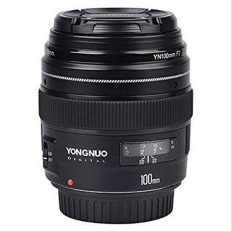 Objectif Yongnuo YN-100 mm F/2 pour Appareil Photo Canon Auto Focus AF/MF