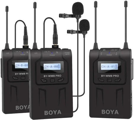 Boya by-WM8 Pro-K2 ORIGINAL Système de Microphone sans Fil double canal